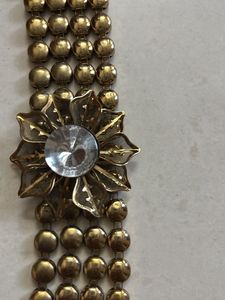 Golden 4 lined necklace