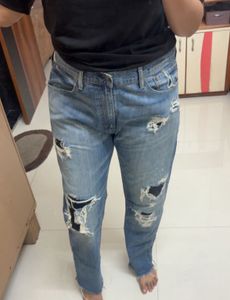 Ripped Denim Jeans