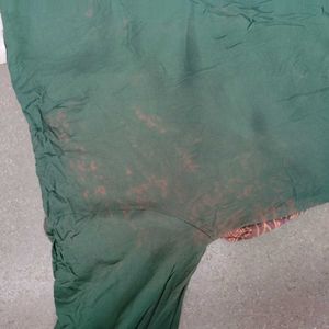 Green Kurta For Women With Attach Jacket