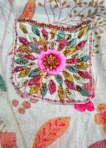 Beautiful Hand Embroidery Coord Set