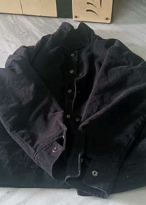 Black Button-Down Jacket