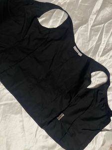Chunky Tie-Front Top 🖤
