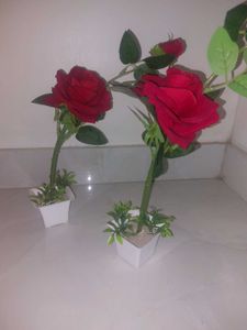 2 Piece- Artificial ROSE 🌹 PLANTS
