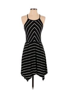 Y2k Aesthetic Striped Handkerchief Dress