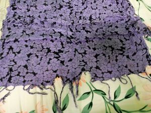 Voilet Printed Scarf