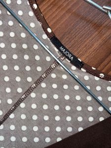 Brown Polka Dots Top