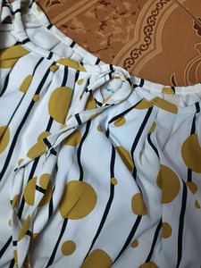 Striped Polka Dot Top