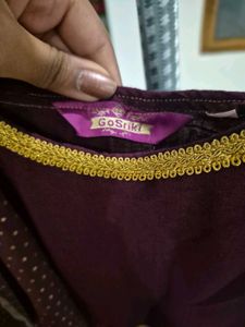 Elegant Burgundy Salwar Suit