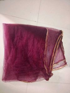 Sparkling Burgundy Lehenga Choli Set