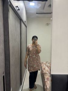 Peach Kurta