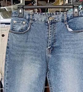 Vintage Wash Denim Jeans