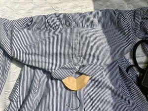 Blue And White Striped Shirt 💙🤍