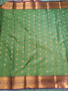 New Semi Silk Saree In Unique Color Combination