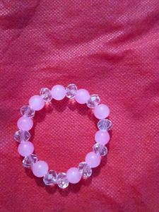 All 4 AT 150. Clear Quartz Beaded Bracelet