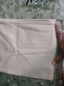 Trendy Wide Leg (Flared From Bottom ) Beige Cargo