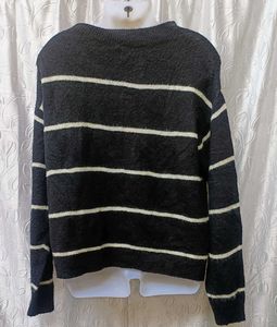 H&amp;m Striped Knit Pullover 🖤
