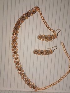 Jwellery Necklace With Earrings
