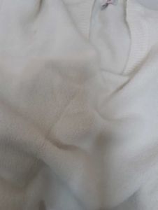 Cozy White Knit Sweater