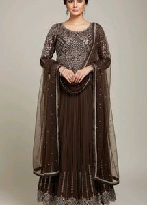 Elegant Brown lehenga choli