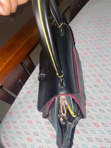 Allen Solly Classic Black Muticolored Handbag