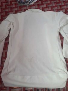 White Open Front Coat
