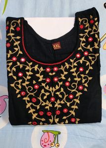 Embroidery Work Kurti Single Pc