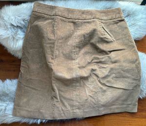 Corduroy Mini Skirt