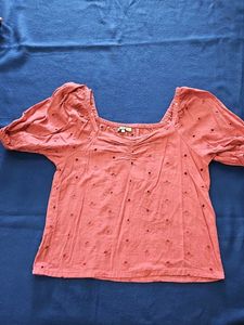 Puff Sleeve Top - Size S