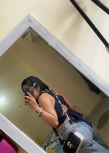 Backless Navy Top
