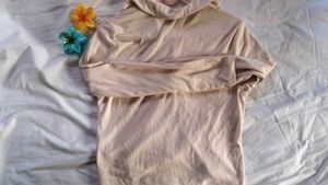 Ribbed Button-Up Top