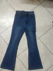 Dark Blue Bootcut Jeans