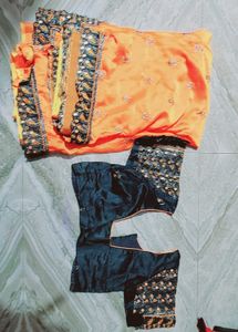 Orange Saree