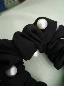 Black Pearl Scrunchie