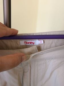 Beige Casual Women's Shorts