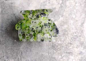 Green Butterfly Hair Clip