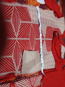 Red winter woollen Kurta Plazo Set