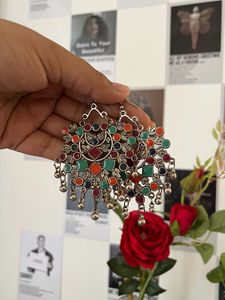Colourful earrings