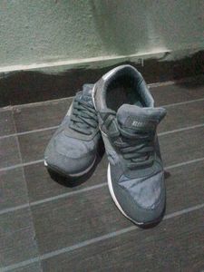 Grey Running Sneakers