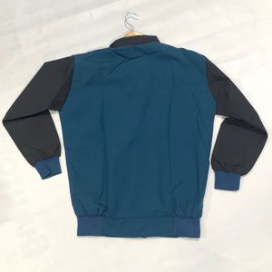 Adidas Cyan &amp; Black Zipper Jacket Chest Size 41
