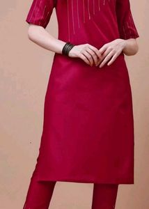 Red Kurta Set &amp; Dupatta