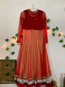 Ethenic Red Grown❤️ For Festive Occasion