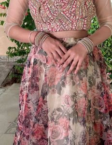 Floral Lehenga Choli Set