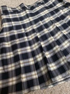 Plaid Pleated Skirt