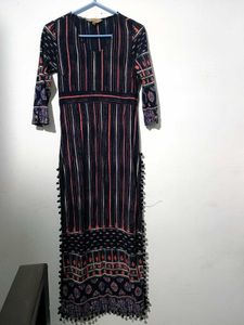 Anouk Women Viscose Rayon Straight Kurta
