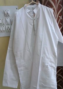 White Cotton Kurta