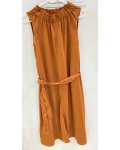 Belted Sleeveless Dress