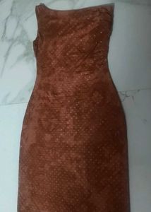 nude One Shoulder Dress