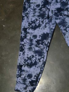 Tie-Dye Denim Pants