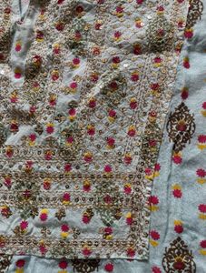 Sequinned Neck Kurti