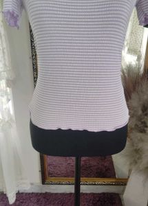 Cute Striped Crop Top